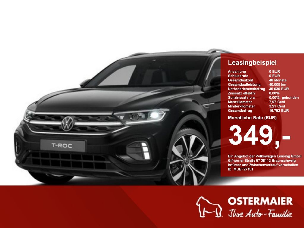 Volkswagen T-Roc R-Line 2.0TSI 190PS DSG 4MOTION 4J-GARANTI