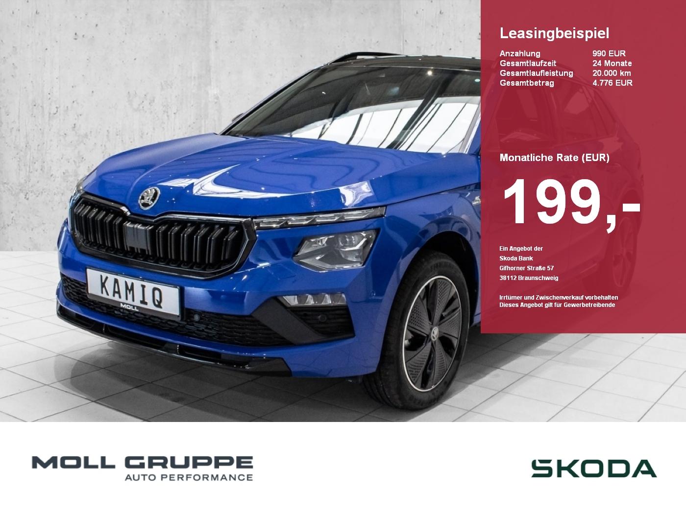 Skoda Kamiq 1.0 TSI DSG Monte Carlo 2xKLIMA ACC PDC