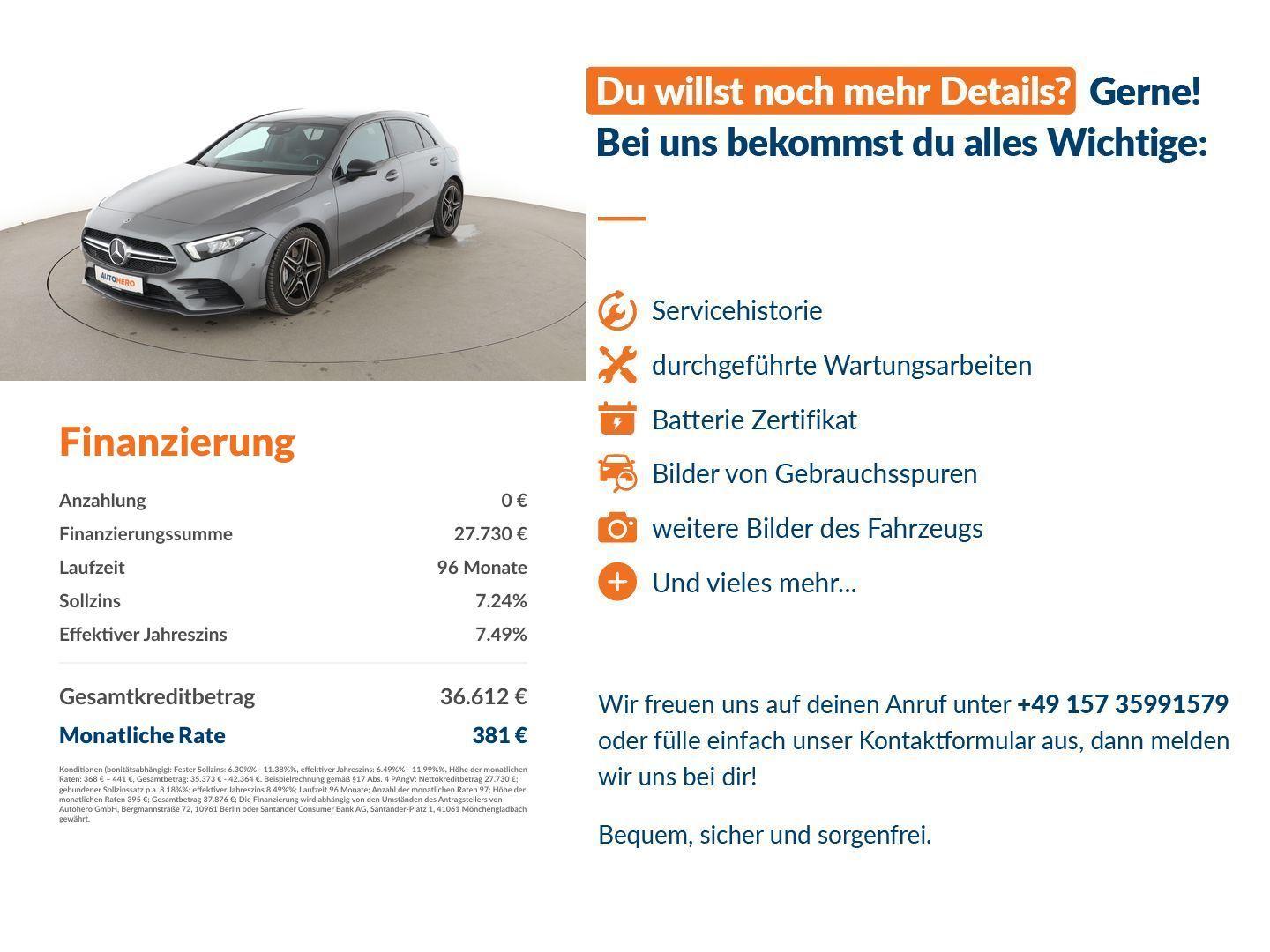 Mercedes-Benz A-Class A 35 AMG 4Matic Aut.*NAVI*PDC*TEMPO*SHZ*