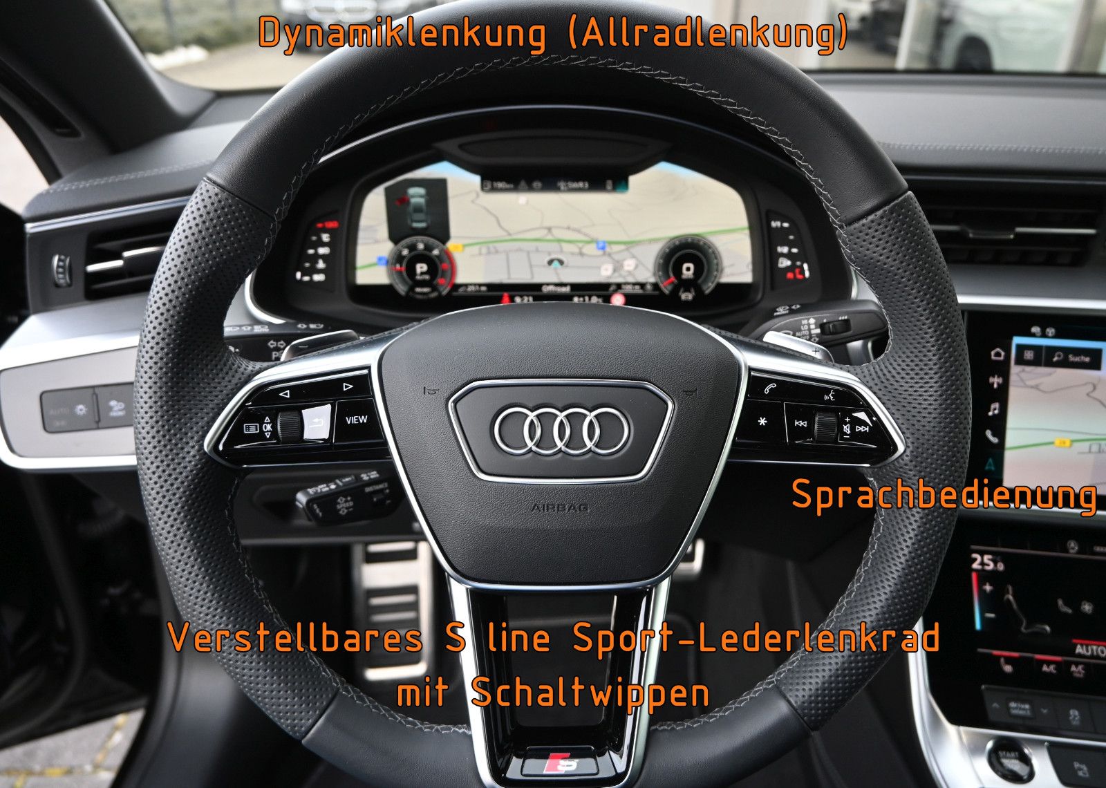 Fahrzeugabbildung Audi A7 50 TDI tiptr. qu. S-LINE °LUFTFEDER°DYNAMIKLE