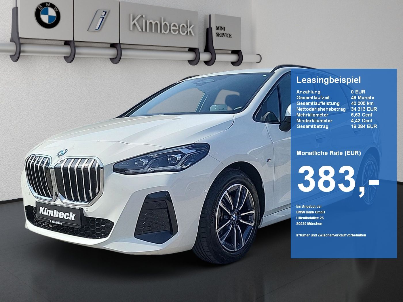 BMW 220i Active Tourer M SPORT LED ACC HeadU 360° AH