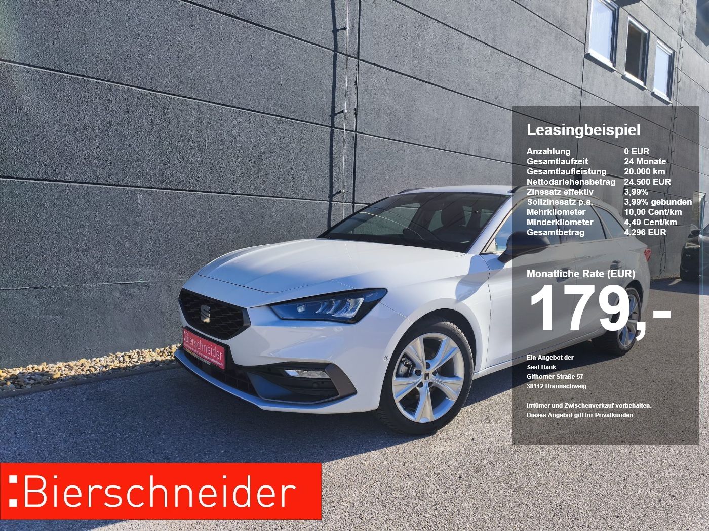 Seat Leon Sportstourer 1.5 TSI FR ab 179.- 990.- Anza