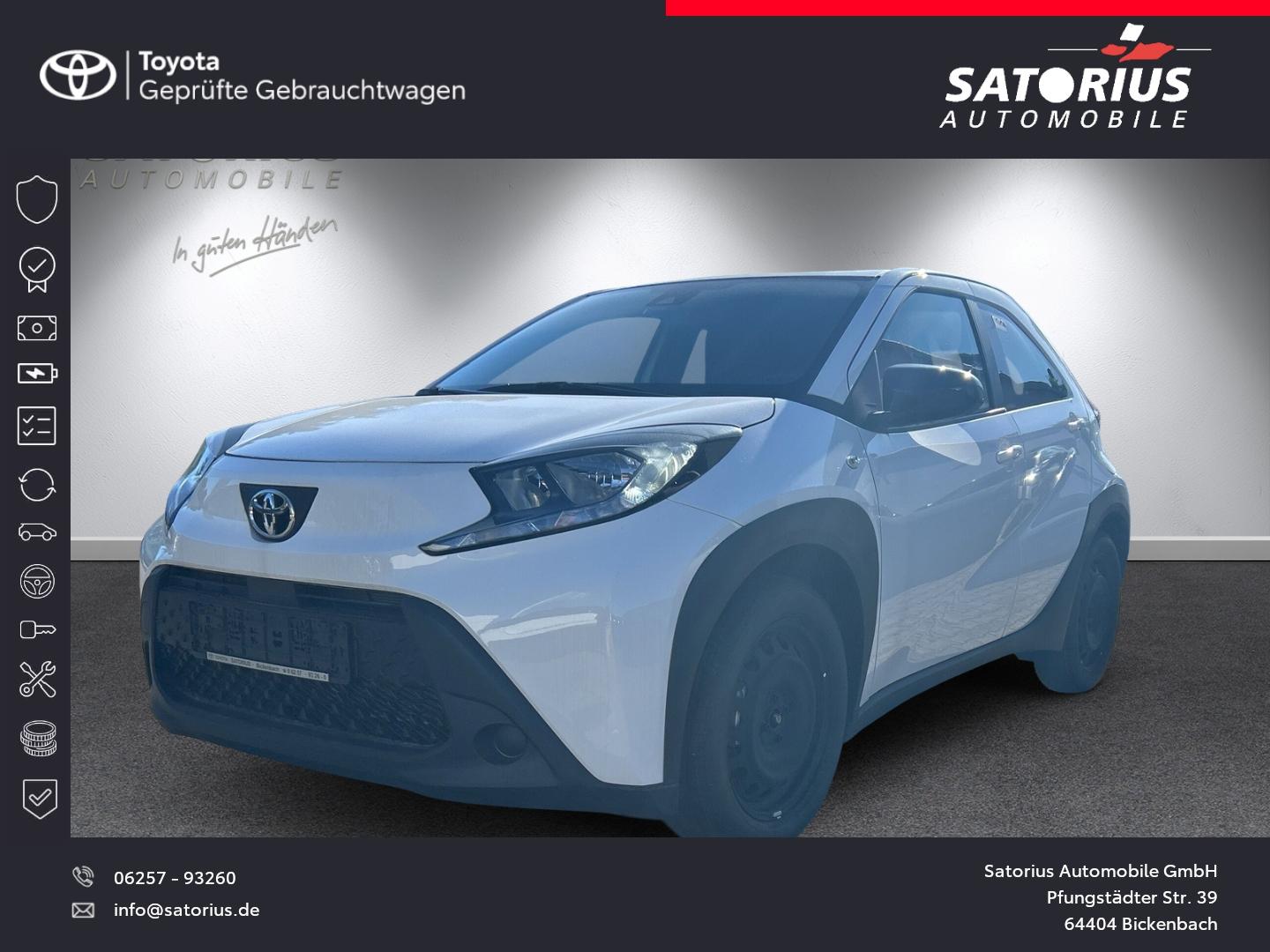 Toyota Aygo X Play Apple CarPlay Android Auto Musikstre