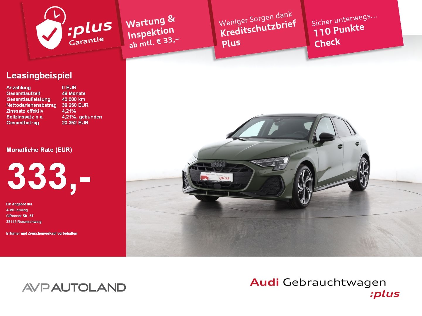 Audi A3 Sportback 35 TFSI S tronic S line