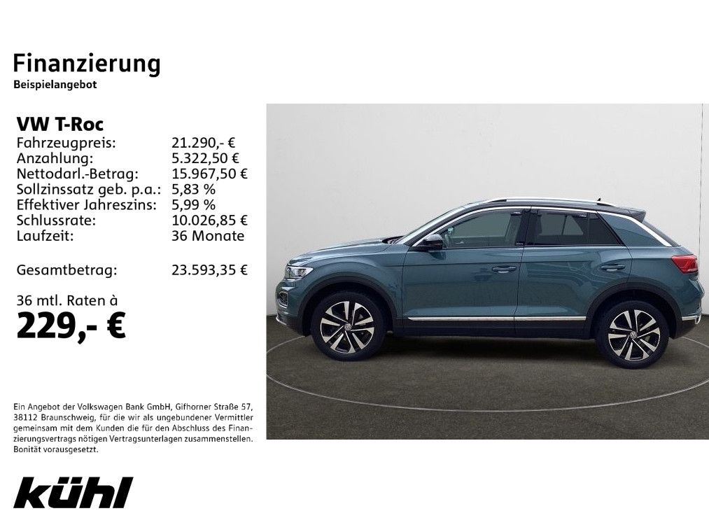 Volkswagen T-Roc 1.5 TSI DSG IQ.DRIVE Navi AHK Kamera LED foto 2