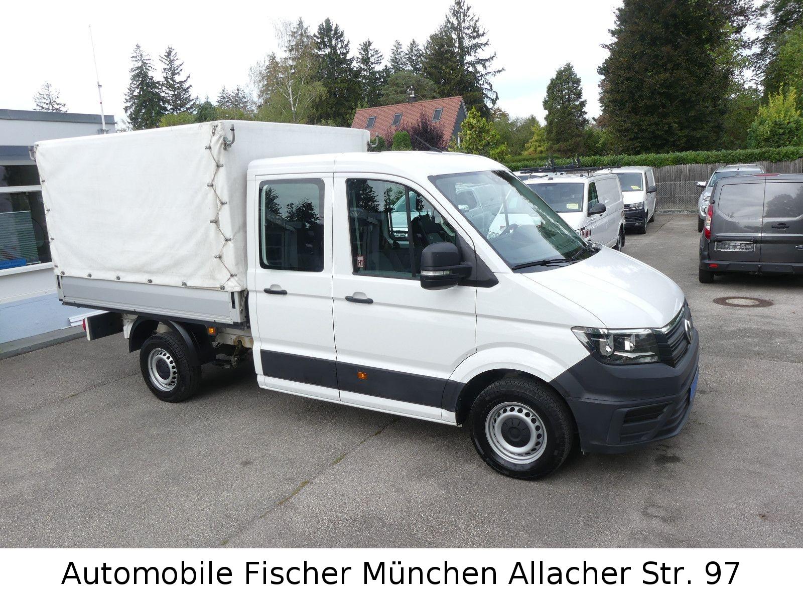 Volkswagen Crafter 35 Pritsche Plane DOKA L2 AHK 3,0t
