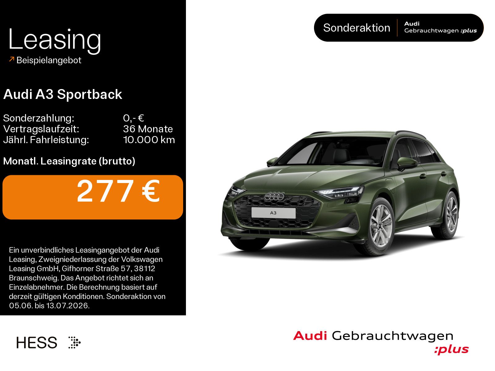 Audi A3 Sportback 40 TFSIe advanced*0,99%-Finanz*NAVI