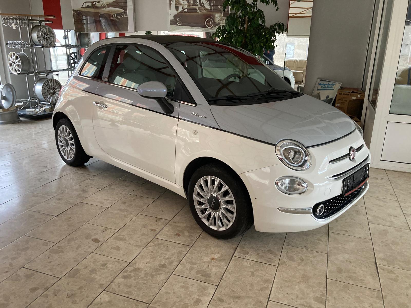 Fiat 500C-Cabrio-DolceVita-Bicolore-Leder-1HD-DAB-PDC