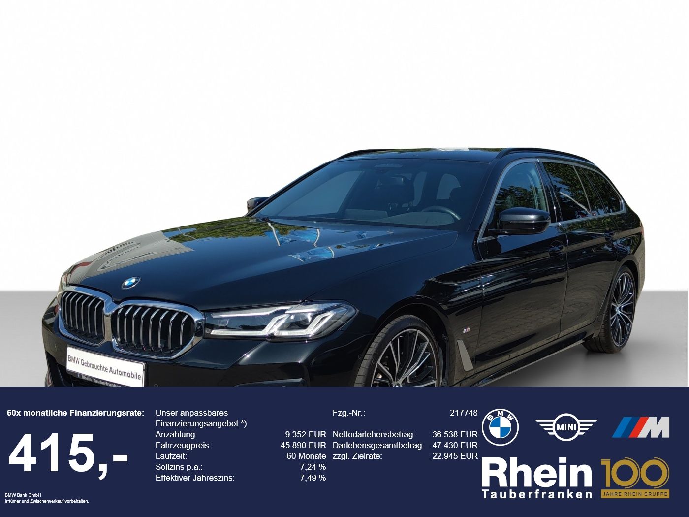 BMW 540i xDrive SAG M Sport HDU LED CAM ACC 4xAC