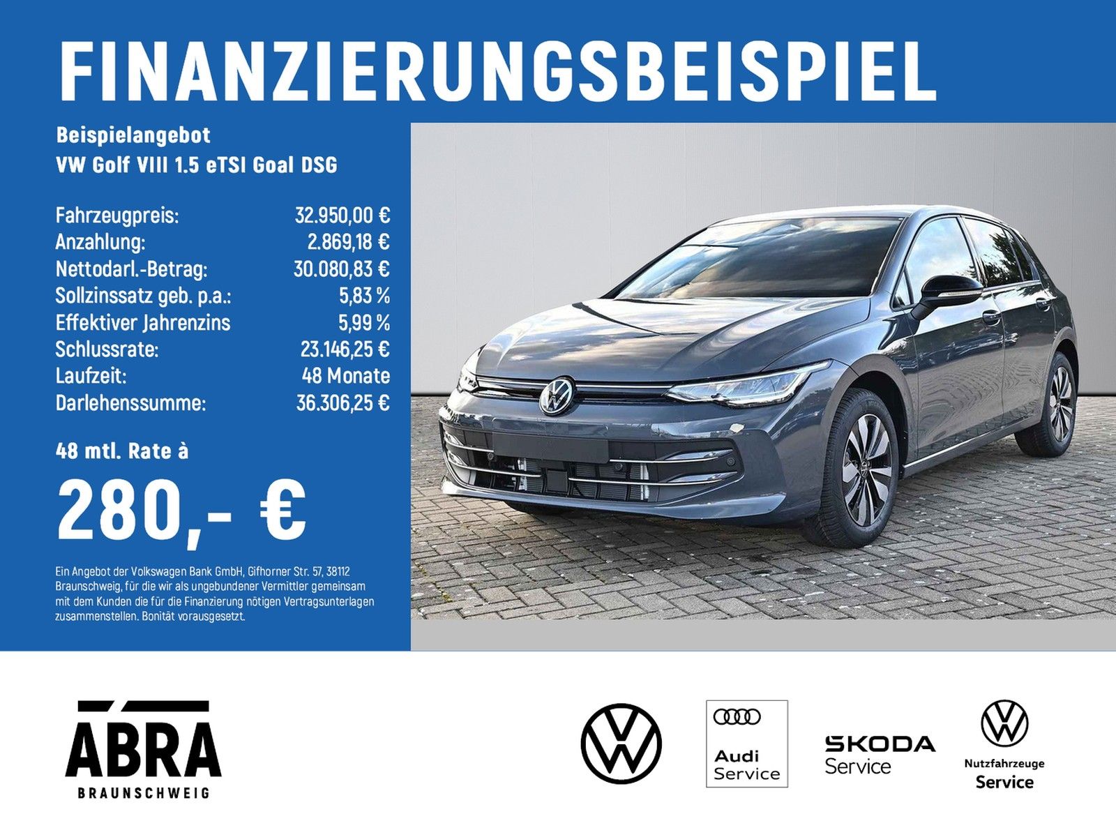 Volkswagen Golf VIII 1.5 eTSI Goal DSG TAGESZULASSUNG