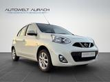Nissan Micra Acenta 1.2 NAVI KLIMA PDC SZHG TEMP BT ALU - Nissan Micra: Weiß