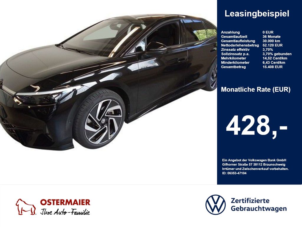 Volkswagen ID.7 GTX 340PS 4M NP.81T ACC.5J-G.WÄRMEPUMPE.AHK