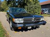 Mercedes-Benz SL 380 2. Hand, org. 54.500 km, 3 Jahre Garantie - schwarze Mercedes-Benz SL 380