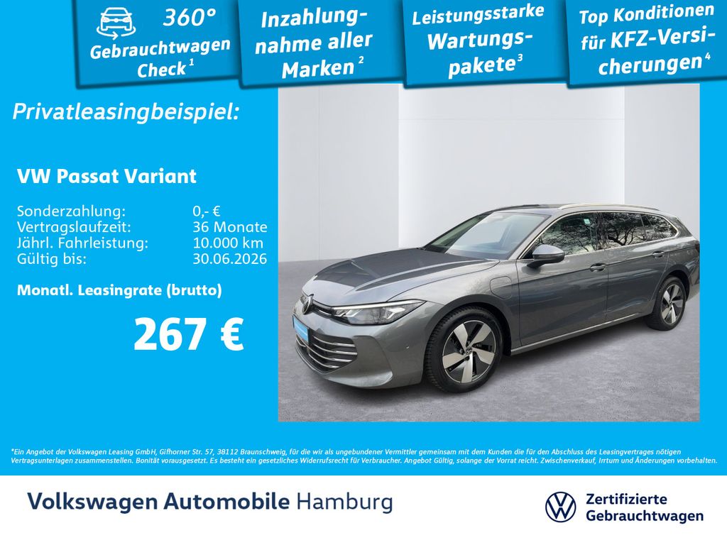 Volkswagen Passat Variant eHybrid Business 1.5 TSI DSG AHK