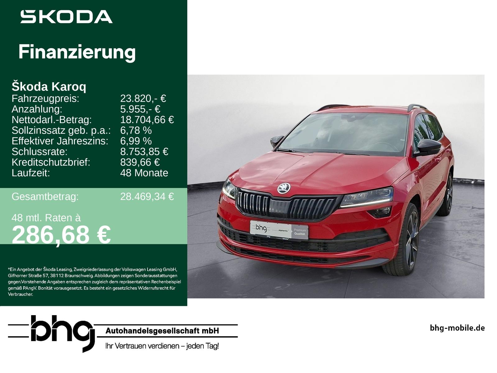 Skoda Karoq 2.0 TSI DSG SportLine 4x4