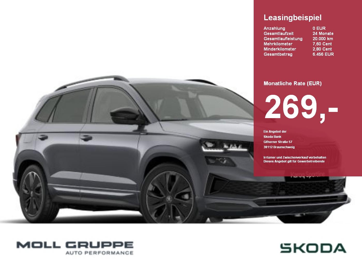 Skoda Karoq 2.0 TSI 4x4 Sportline 2xKLIMA ACC AHK AUT
