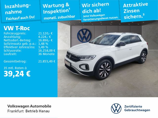 Volkswagen T-Roc GOAL 1.0 TSI 6-Gang LED SHZ ACC APP