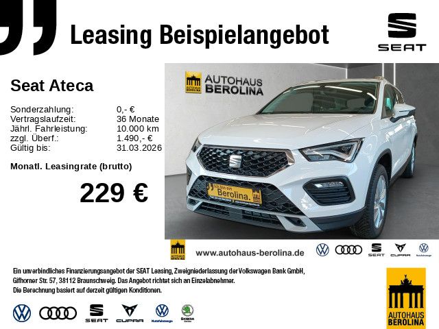 Seat Ateca 1.5 TSI Road Edition DSG *NAV*R-CAM*SHZ*