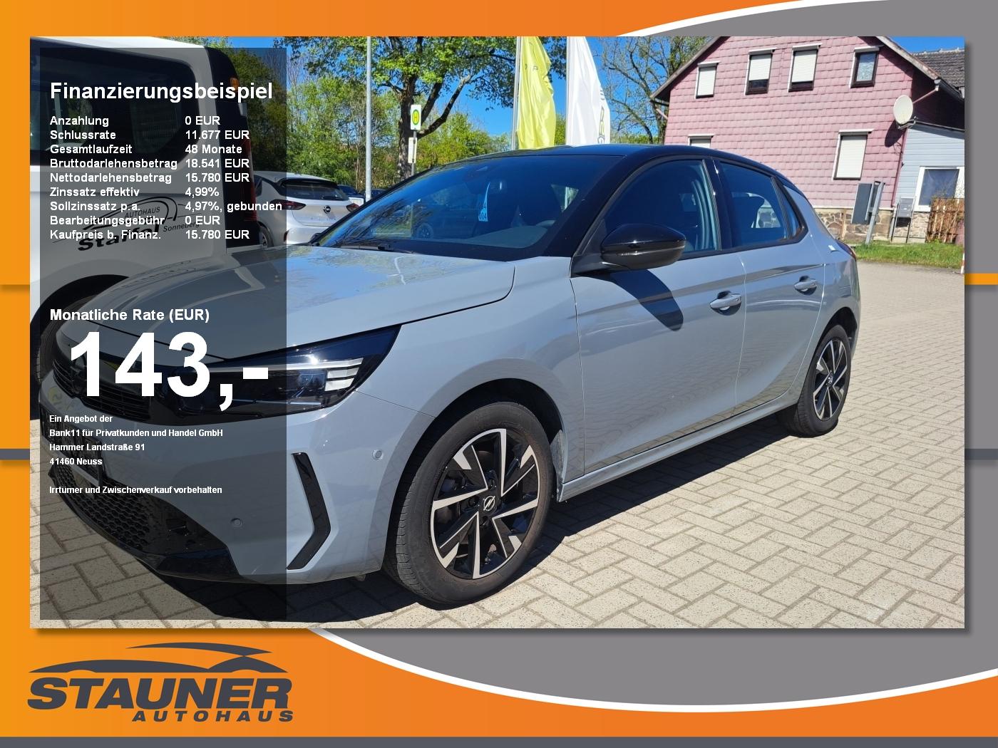 Opel Corsa F 1.2 Turbo GS LED Kam. SHZ Facelift PDC