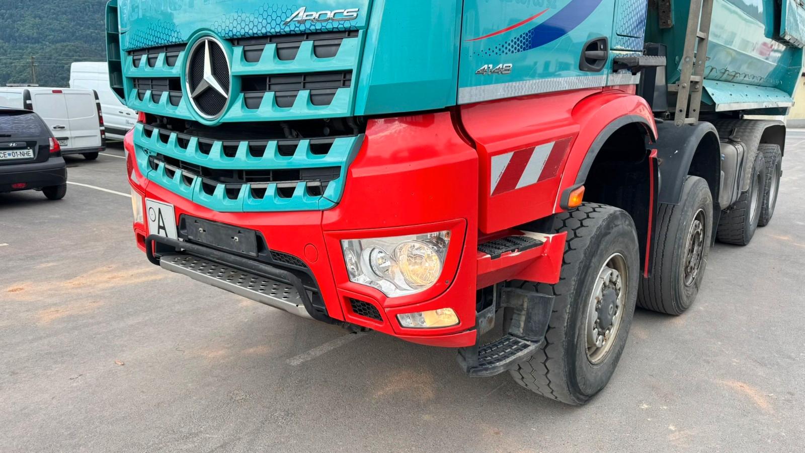 Mercedes-Benz AROCS 4148 8X6 Meiller mulda tipper - hydraulic