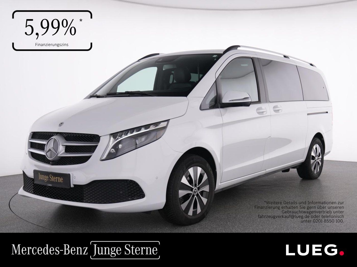 Mercedes-Benz V 300 d 4M Pano+Burm+LED-ILS+AHK+Sthzg+Leder+360