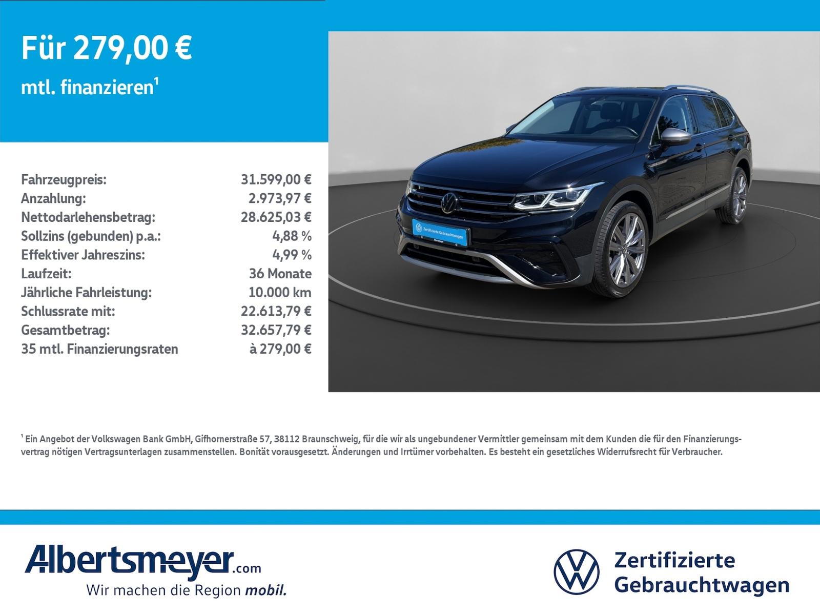 Volkswagen Tiguan Allspace 2.0 TDI 4Motion Elegance +DSG+