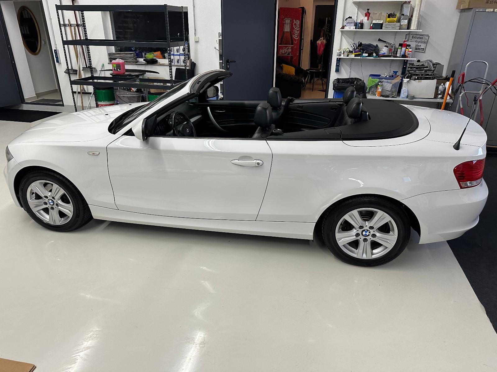 BMW 118 1 Cabrio 118d erst 64 TKM /1 Hand/Leder