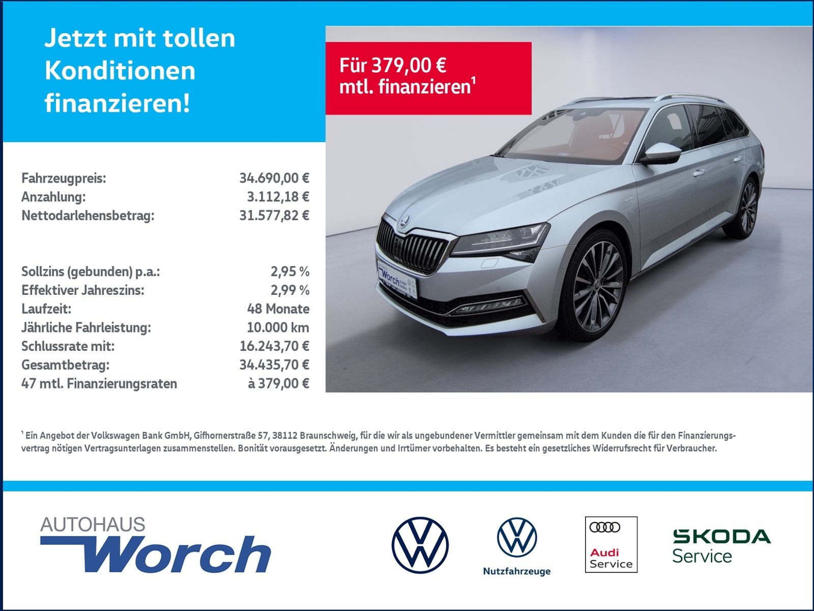 Superb Combi 2.0 TSI DSG 4x4 L&K STHZ+AHK