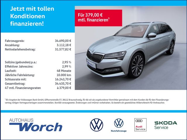 Superb Combi 2.0 TSI DSG 4x4 L&K STHZ+AHK