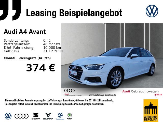 Vorschaubild: AUDI A4 Avant 35 TFSI Adv. S tronic *NAV+*360°*LED* (Fahrzeug-Nr. A05063)