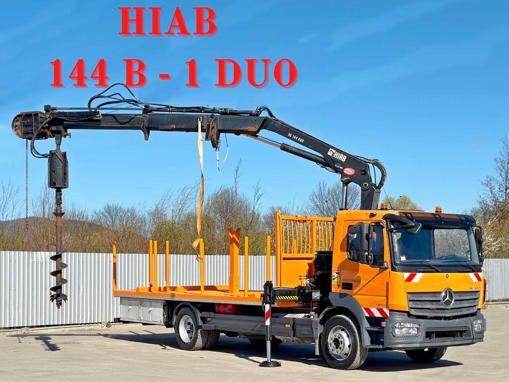 Mercedes-Benz ATEGO 1324 * HIAB 144 B - DUO + Bohrgerät * TOP