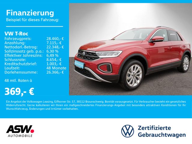 Volkswagen T-Roc Life 1.5TSI LED Navi PDC SHZ Stdhzg VC AHK