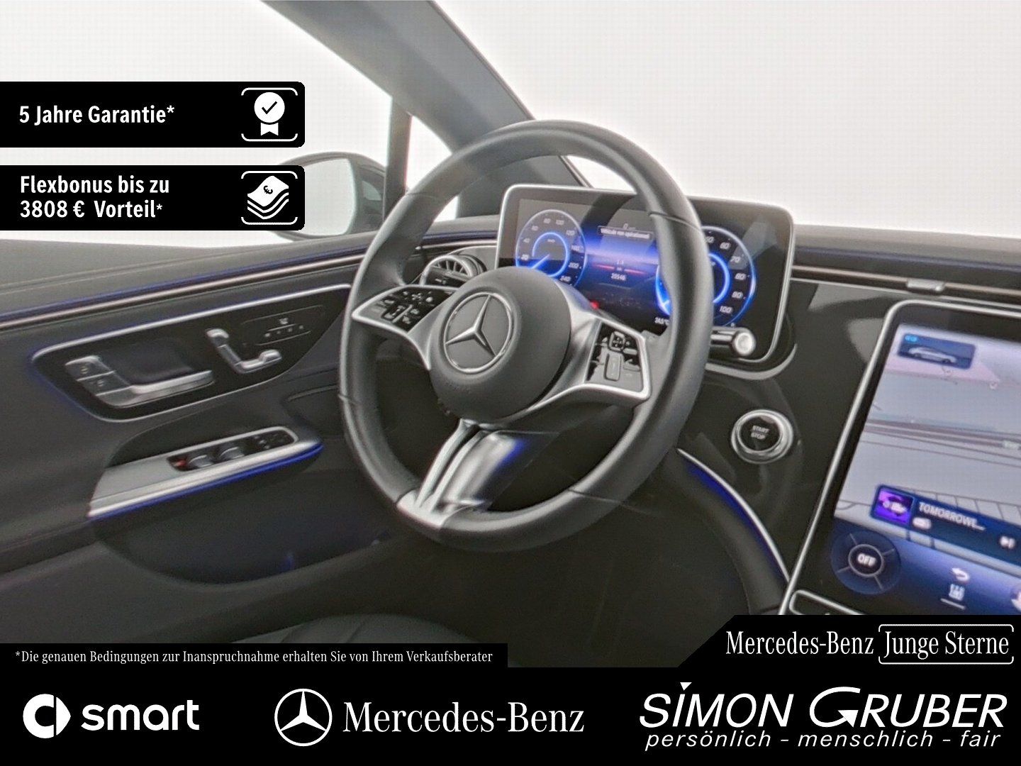 Fahrzeugabbildung Mercedes-Benz EQE 350+ Electric Art Int/Ext Ambi Memory LED