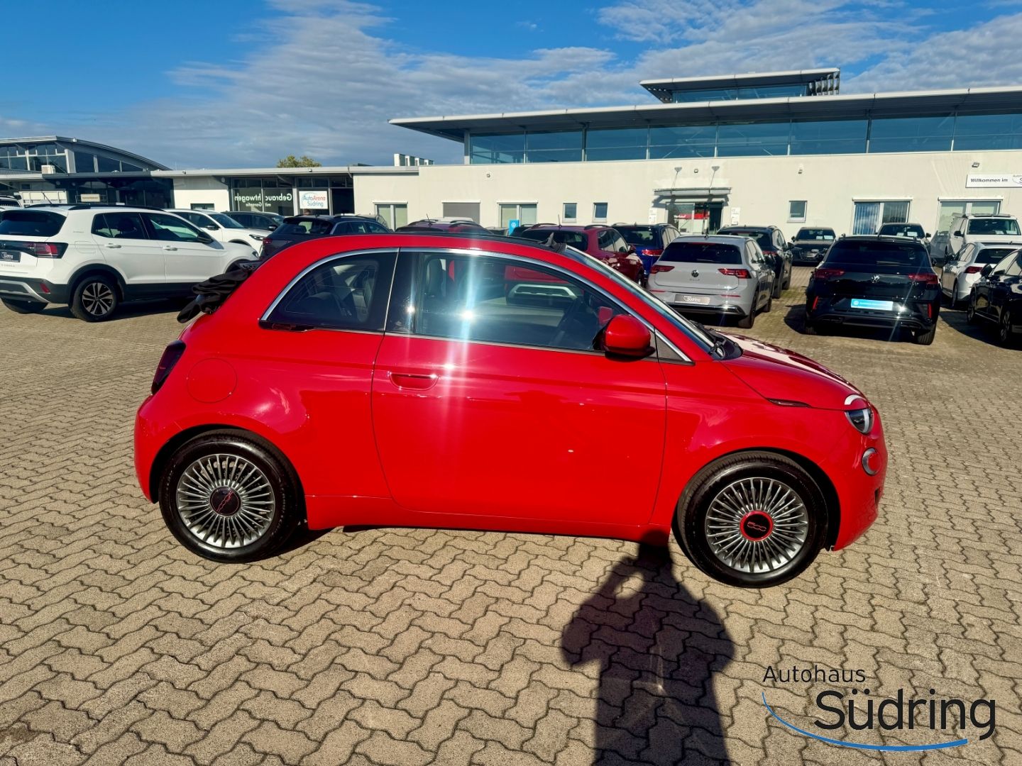 500e Cabrio Red Navi  Apple CarPlay Android Auto