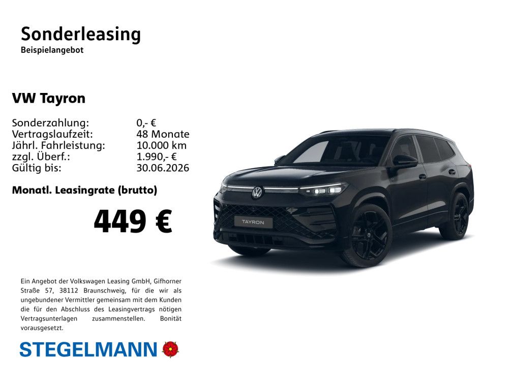 Volkswagen Tayron 2,0 l TDI SCR 4MOTION 7-Gang-DSG R-Line