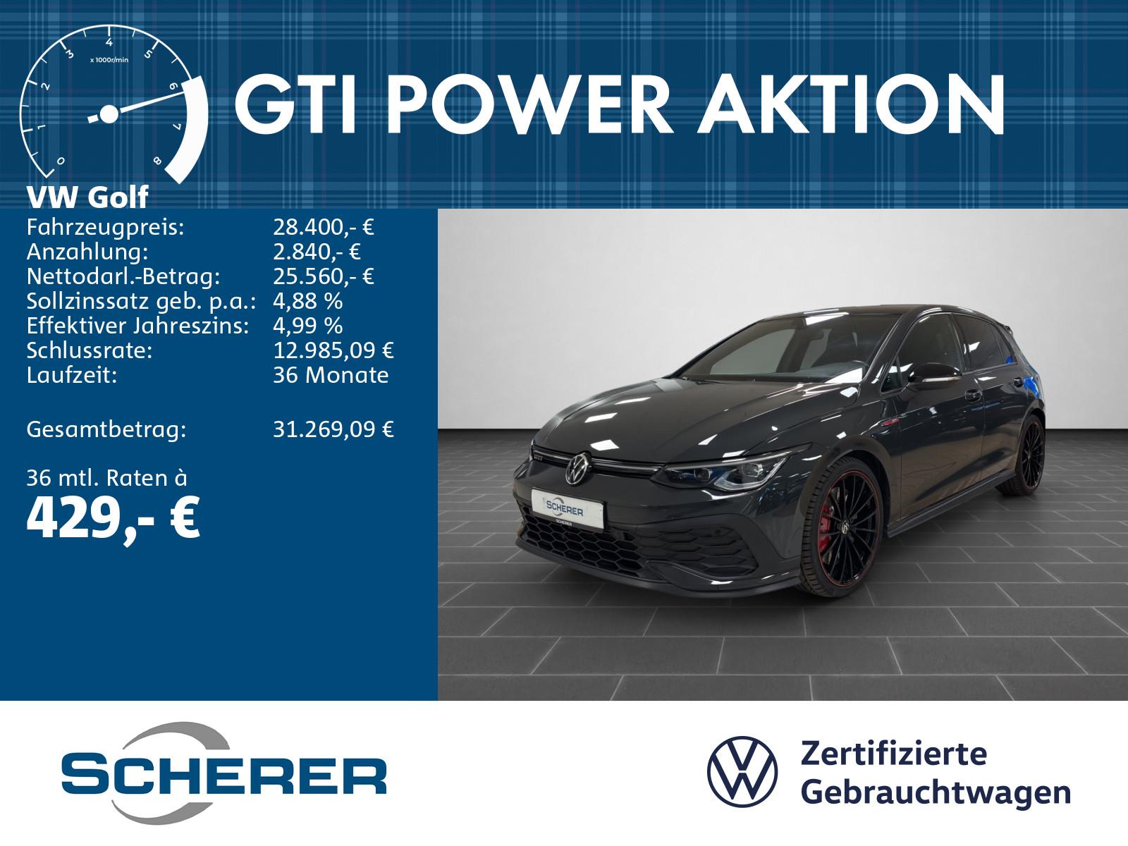 Volkswagen Golf VIII 2.0TSI GTI Clubsport Performance Black