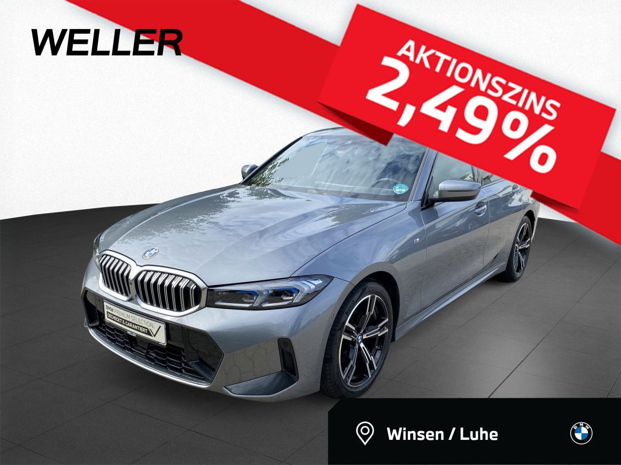 BMW 320d  xDr. M-Sport, HUD, 360° AHK, HiFi, Pano