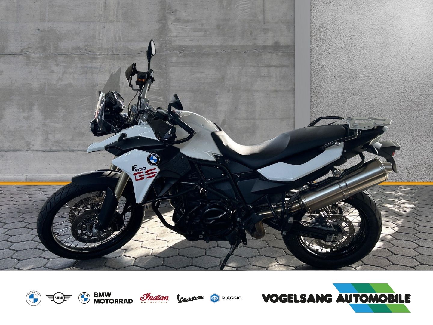 Fahrzeugabbildung BMW F 800 GS Tieferlegung, Heizgriffe, LED-Blinkleuc