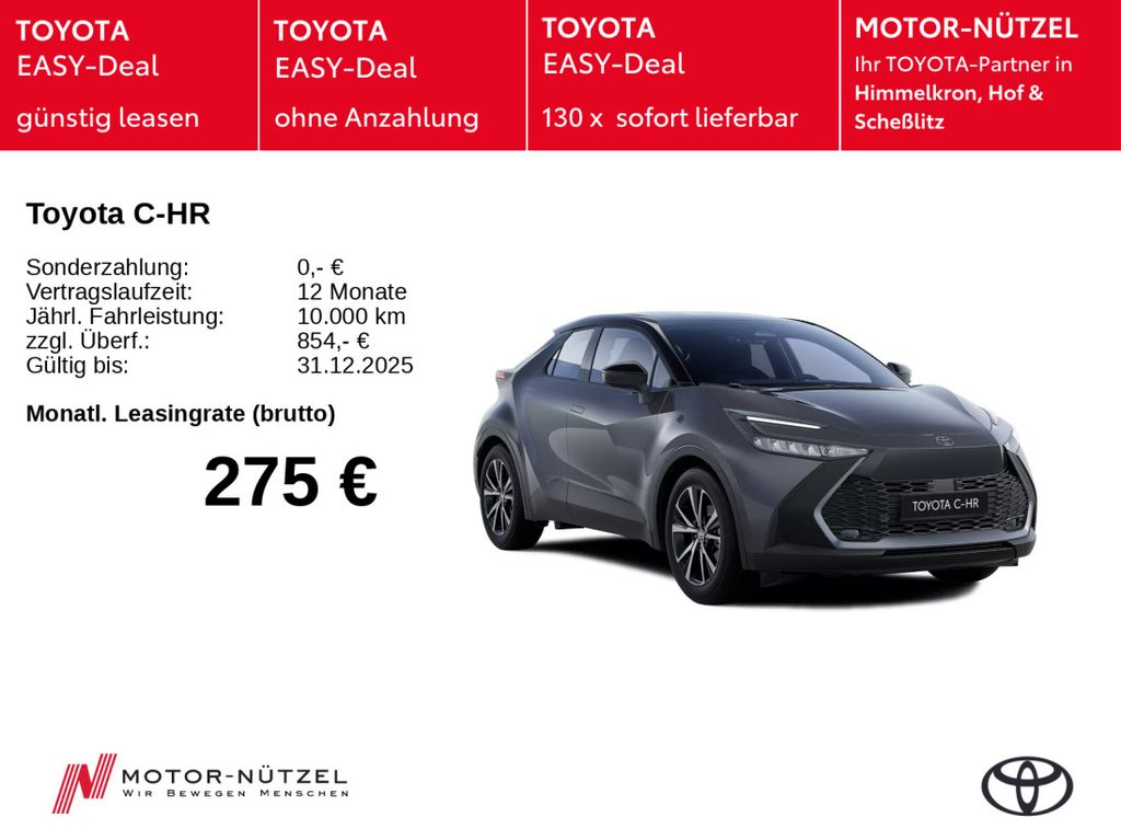C-HR Hybrid Teamplayer **ALL-IN LEASING**