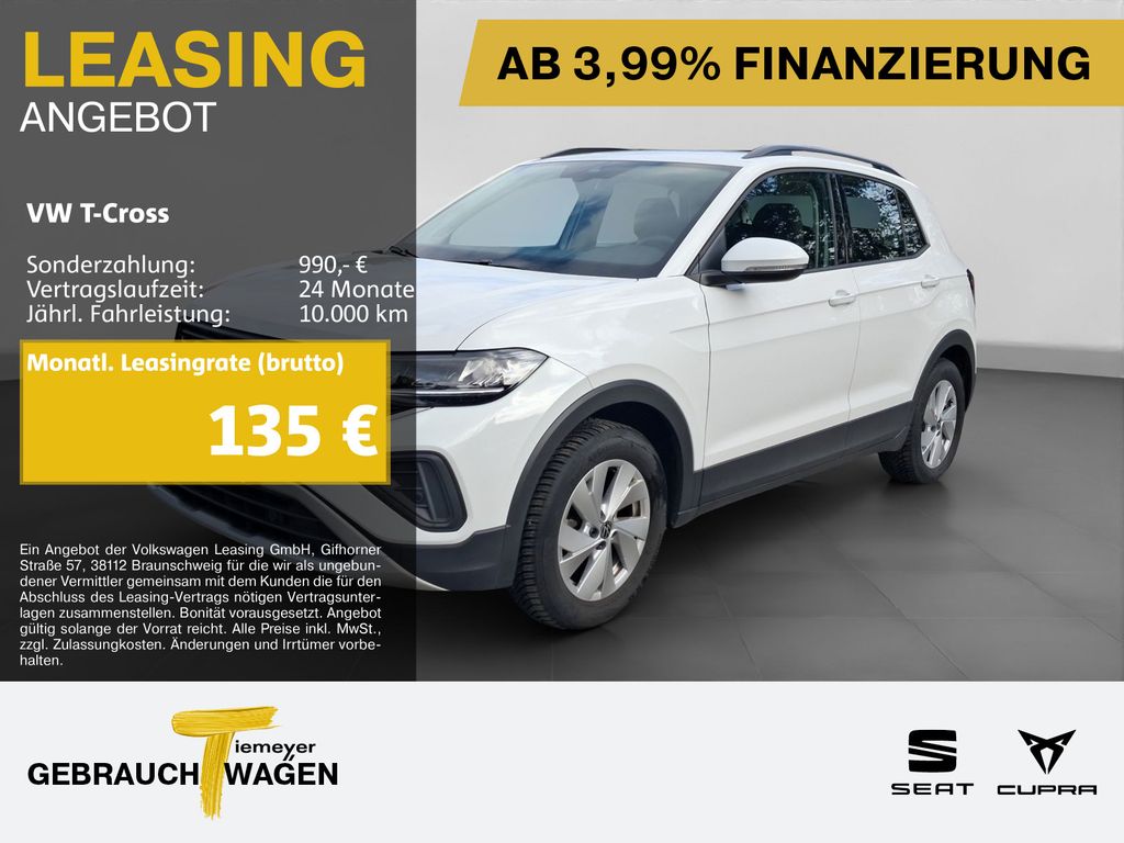 T-Cross 1.0 TSI LIFE NAVI KAMERA SITZH