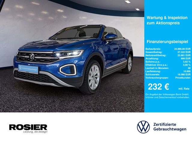 Volkswagen T-Roc Cabrio Style 1.0 TSI ACC LED NAVI SPURH.