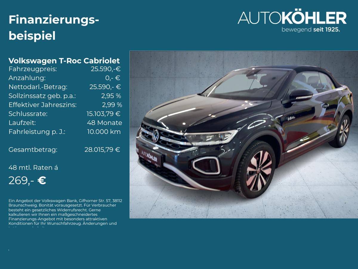 Volkswagen T-Roc Cabriolet Goal - KAM - NAV -AB 269.- MTL.