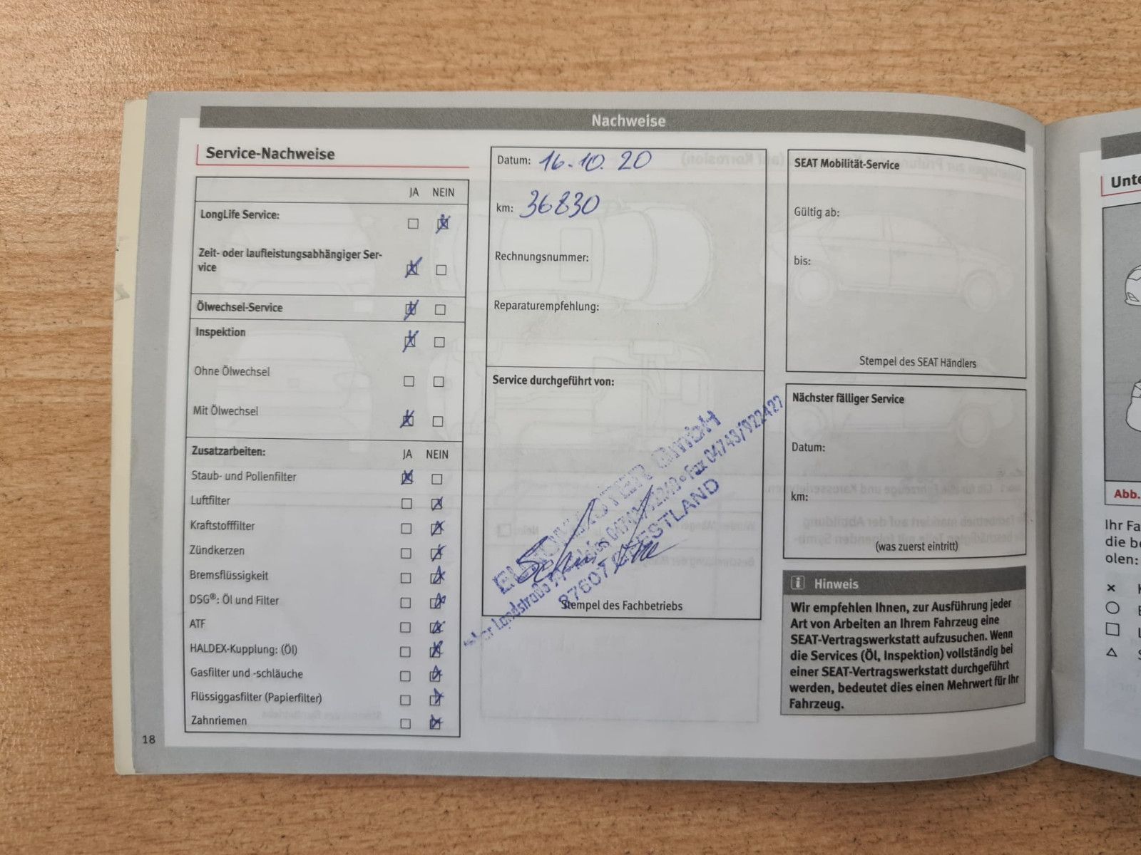 Fahrzeugabbildung SEAT Leon ST FR / KAMERA / SCHECKHEFT / GEPFLEGT
