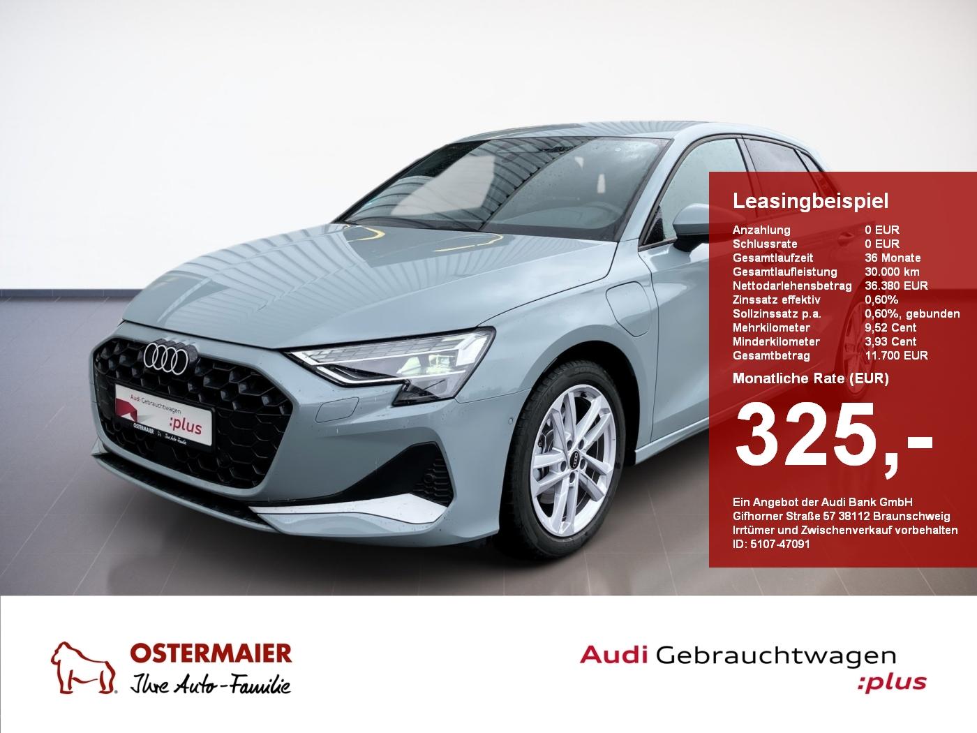 Audi A3 Sportback ADVANCED TFSIe S-TRONIC AHK.LED.VIR