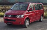 Volkswagen T5 Caravelle - rote Volkswagen T5 Caravelle