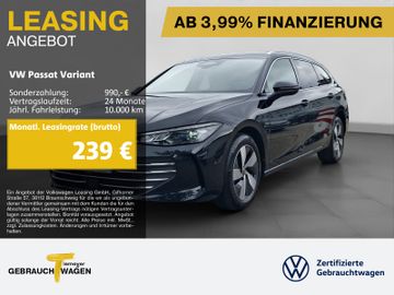 Volkswagen Leasingangebot: Volkswagen Passat Variant 1.5 TSI DSG BUSINESS NAVI KAMERA 