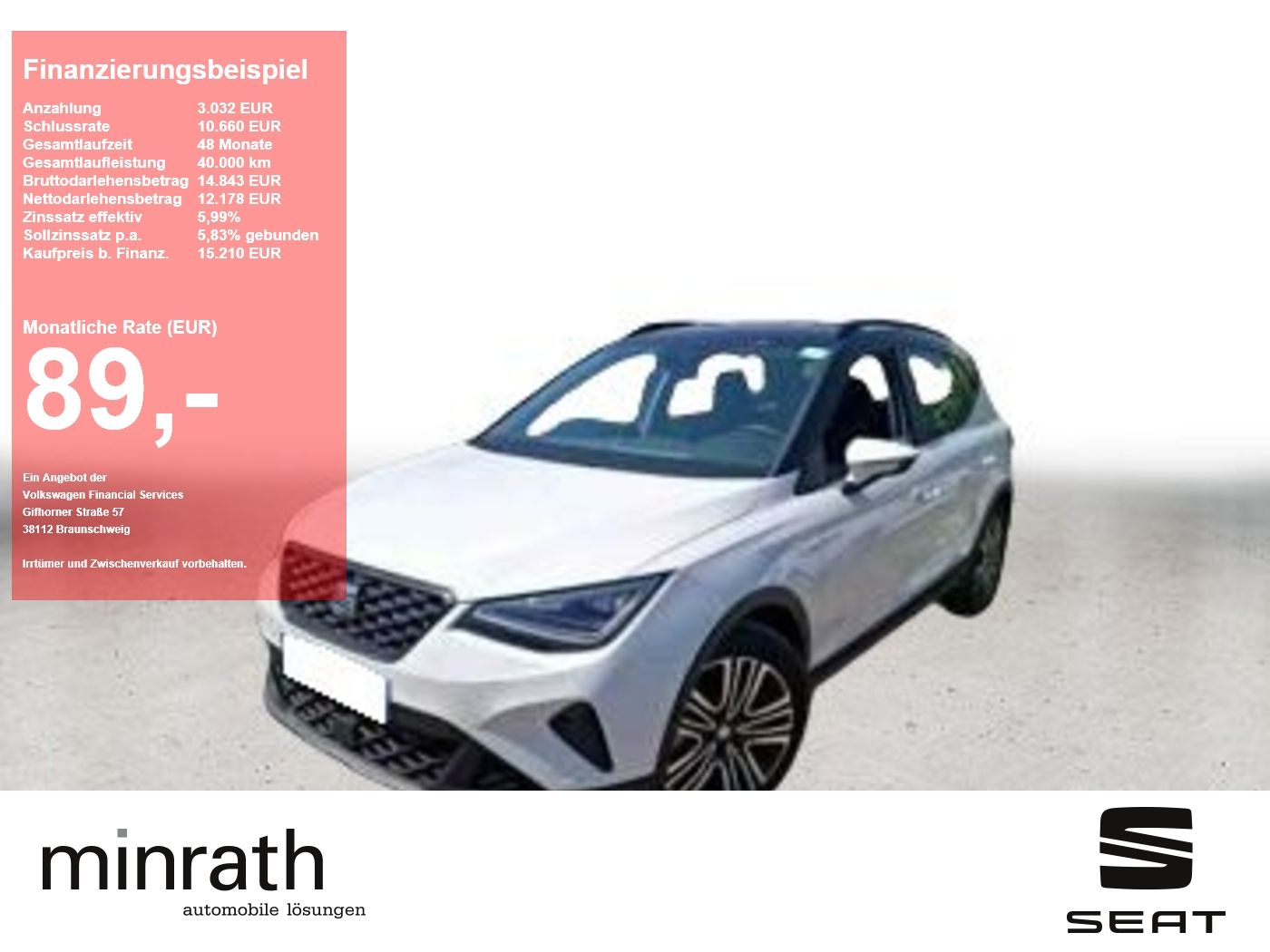 Seat Arona 1.0 TSI Style APP+LED+PDC+VIRT+Facelift