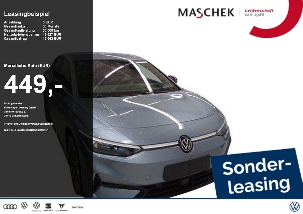 Volkswagen ID.7 Pro S Sonderleasing! AHK Navi IQLIght AHK
