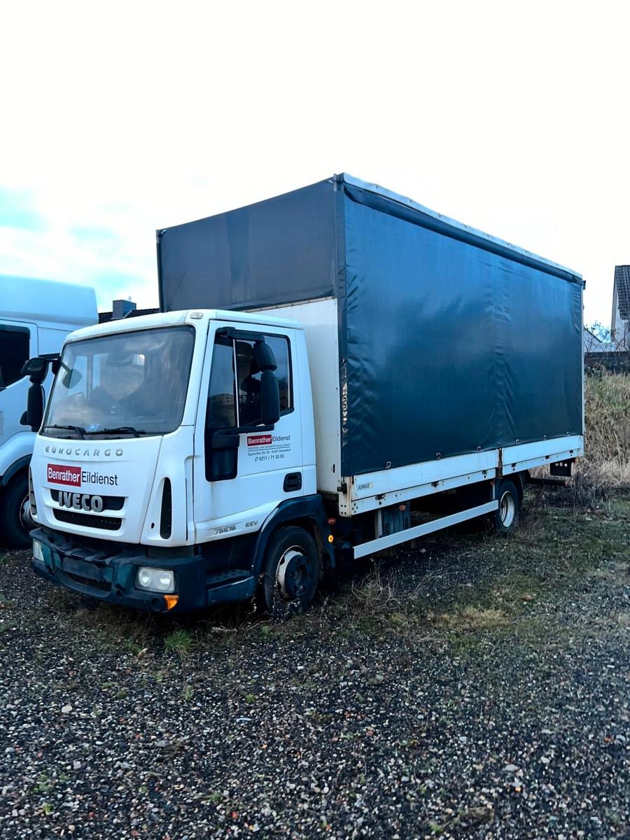 Iveco 75E16 EEV Pritsche Plane