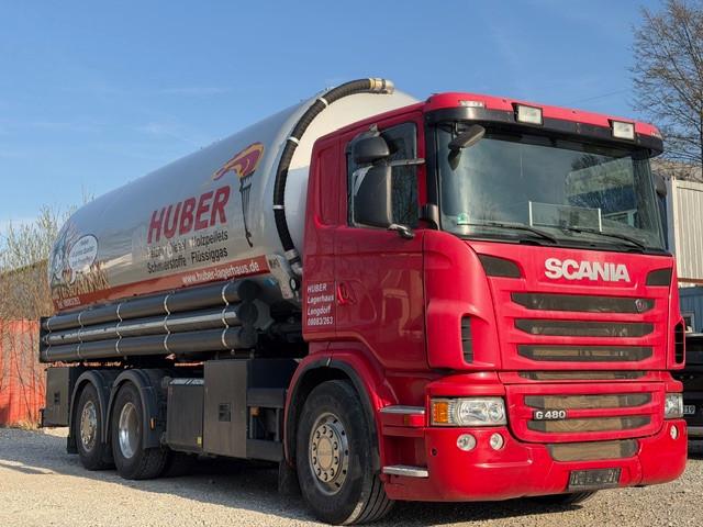 Scania G480 SILO-HOLZ-PELLETS -29m³ ink. Waage LIKE NEW